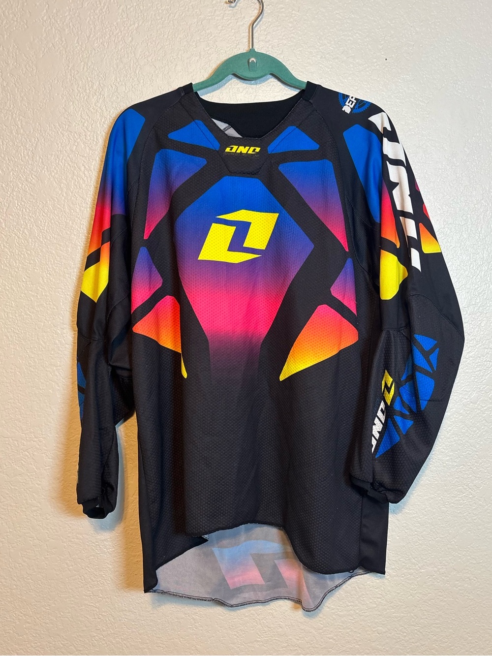 One Industries Defcon Advanced Moto Unit Jersey Size M Black Multicolor